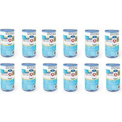 Intex 29000 Filter Cartridge Type A 12 Stuks voor Zwembad 244/305/366 cm