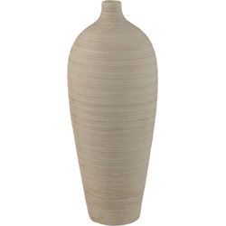 PTMD Vaas Cavinn - 18x18x44 cm - Keramiek - Beige