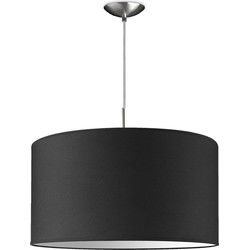 hanglamp tube deluxe bling Ø 50 cm - zwart
