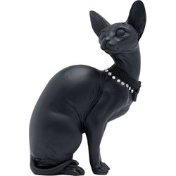 Kare Decofiguur Sitting Cat Audrey Black