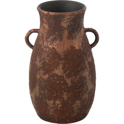 J-line - Vase Amphore Terra Brown/rust Medium - 24x24x40cm