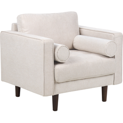 Beliani NURMO - Fauteuil-Beige-Polyester