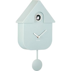 Wandklok Modern Cuckoo - Blauw - 8,5x21,5x41cm