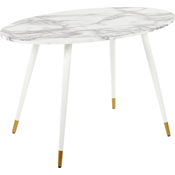 GUTIERE - Eettafel - Marmer-look - MDF