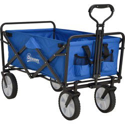 4goodz Opvouwbare Bolderwagen Bolderkar - Blauw