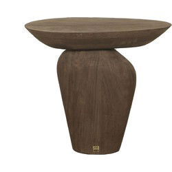 PTMD Bijzettafel Harshad - 55x35x50 cm - Hout - Bruin