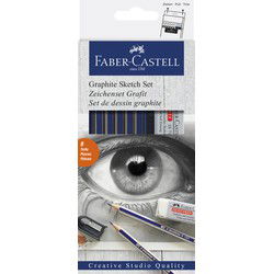 Faber Castell FC-114000 Grafietset Faber-Castell Goldfaber 8-delig