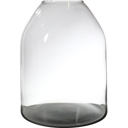 Hakbijl Glass Bloemenvaas Barcelona - transparant - eco glas - D19 x H25 cm - Vazen