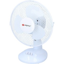 Voordelige tafel ventilator wit 23 cm - Ventilatoren