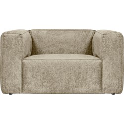 WOOOD Bean Fauteuil - Structure Velvet - Buttermilk - 74x146x98