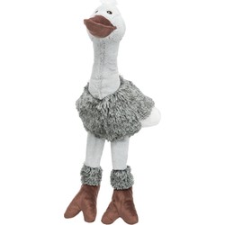 TRIXIE PLUCHE STRUISVOGEL MET GELUID 53 CM