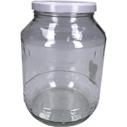 Luchtdichte weckpot transparant glas 1700 ml - Weckpotten