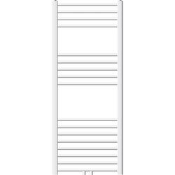 Badkamerradiator Sahara 500x1200 mm Wit recht met middenaansluiting