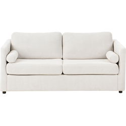 Beliani INKOO - Tweezitsbank-Wit-Polyester