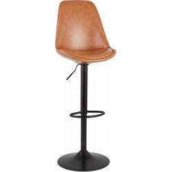 RODEO verstelbare kruk 48x55x103-123 cm Bruin