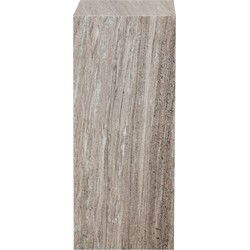 PTMD Zuil Raai - 36x36x90 cm - Marmer - Naturel