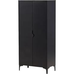 Raf metalen kledingkast zwart - 183 x 85 cm