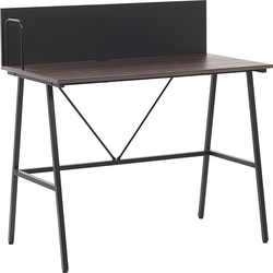 HASTINGS - Bureau - Donkere houtkleur - Spaanplaat