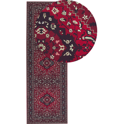 Beliani VADKADAM - Loper-Rood-Polyester
