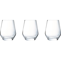 6x Stuks tumbler waterglazen/drinkglazen 380 ml - Drinkglazen