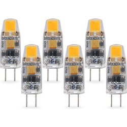 Groenovatie G4 LED Lamp 1W COB Extra Klein Warm Wit Dimbaar 6-Pack