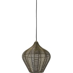 Light & Living - Hanglamp ALVARO - Ø27x29.5cm - Brons