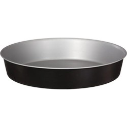 5Five Taarten bakken bakvorm Backery Pro - metaal - anti-aanbak laag - zwart - 28 x 5 cm - Bakringen