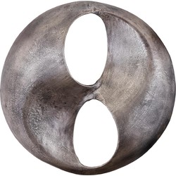 PTMD Wandpaneel Deuie - 70x10x70 cm - Aluminium - Zilver