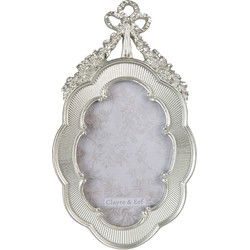 Clayre & Eef Fotolijst Zilverkleurig Polyresin