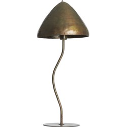 Light & Living - Tafellamp Ø25x67 cm ELIMO donker bruin brons