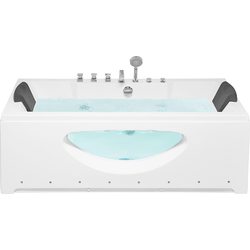 HAWES - Whirlpool met LED - Wit  - 80  x 180 cm - Acryl