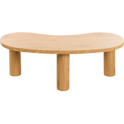 Beliani AUBURN - Salontafel-Lichte houtkleur-MDF