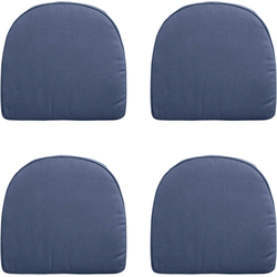 Madison -  Zitkussen Wicker York Panama safier blue - Ca. 48x48 cm - Set van 4