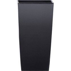 Prosperplast Bloempot Urbi - antraciet - kunststof - 32 x 32 x 61 cm - Plantenpotten