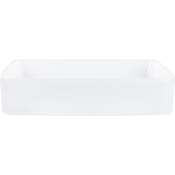 CHIVANA - Wastafel - Wit - 51 x 34 cm - Keramiek