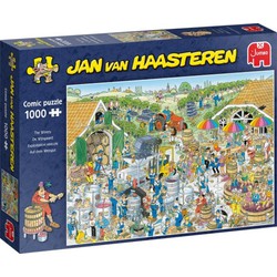 Puzzel de wijnmakerij 1000 stukjes