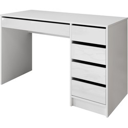 Meubella Kaptafel Arco - Wit hoogglans - 120 cm