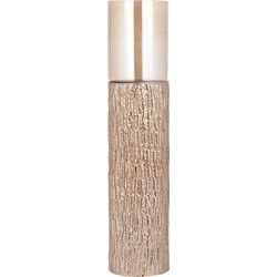 PTMD Windlicht Rezy - 21x21x91 cm - Metaal - Goud
