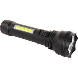 Orange85 Zaklamp Led Oplaadbaar - 2 Stuks - 200 Lumen - Militaire - Zwart - Noodverlichting