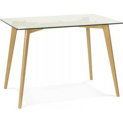 Kleine BUGY tafel 120x80x75 cm Transparant