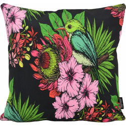 Sierkussen Color Bird | 45 x 45 cm | Katoen/Polyester