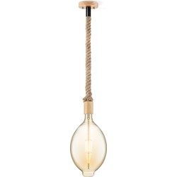 Home sweet home hanglamp Leonardo Oval - amber