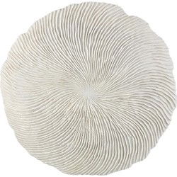 PTMD Wandpaneel Kathelle - 60x7x60 cm - Poly - Wit