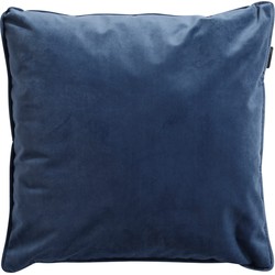 Madison - Sierkussen Outdoor Velvet Blue, Panama Safier - 45x45 - Blauw