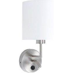 Mexlite - wandlamp - Noor - staal - metaal stof - Ø 180cm - LED_E27 - 1562ST