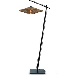 Vloerlamp Bali - Zwart - 80x60x176cm