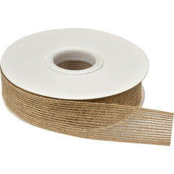 Clayre & Eef Decoratie Lint 15 m Bruin Jute