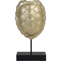 Light&living Ornament op voet 20,5x11,5x41 cm TURTLE goud-zwart