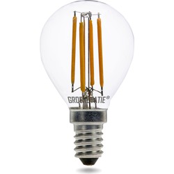 Groenovatie E14 LED Filament Kogellamp 4W Extra Warm Wit Dimbaar