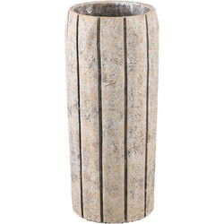 PTMD Bloempot Imani - 20x20x45 cm - Cement - Taupe